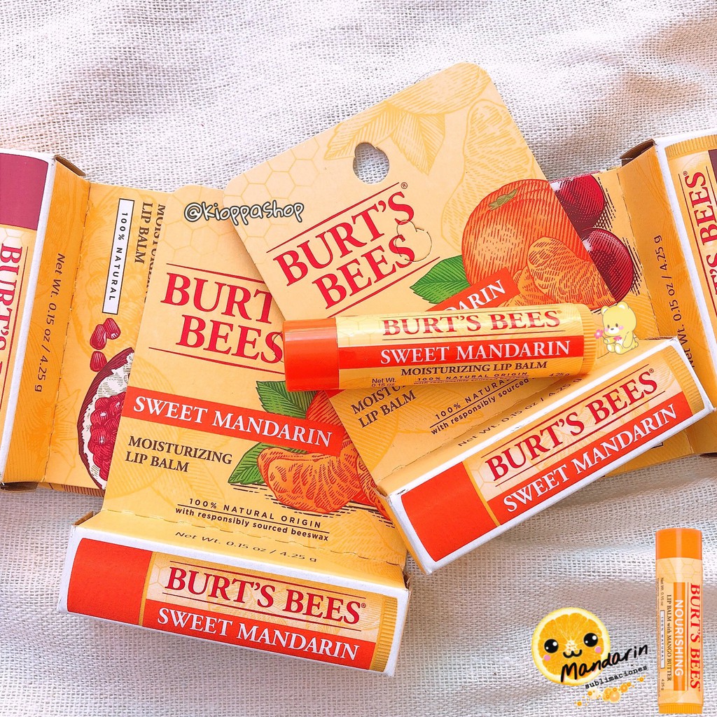 Son dưỡng không màu BURT'S BEES Moisturizing Lip Balm