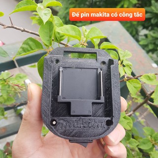 Đế chuyển pin Makita có công tắc đế pin makita chân gài