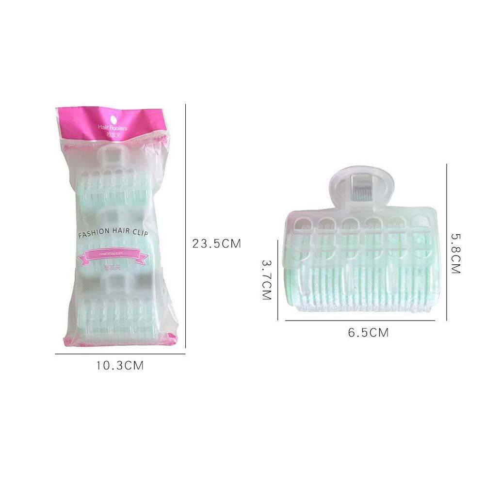 Set 3 Lô Uốn Tóc Tự Dính Bằng Nhựa Tiện Dụng