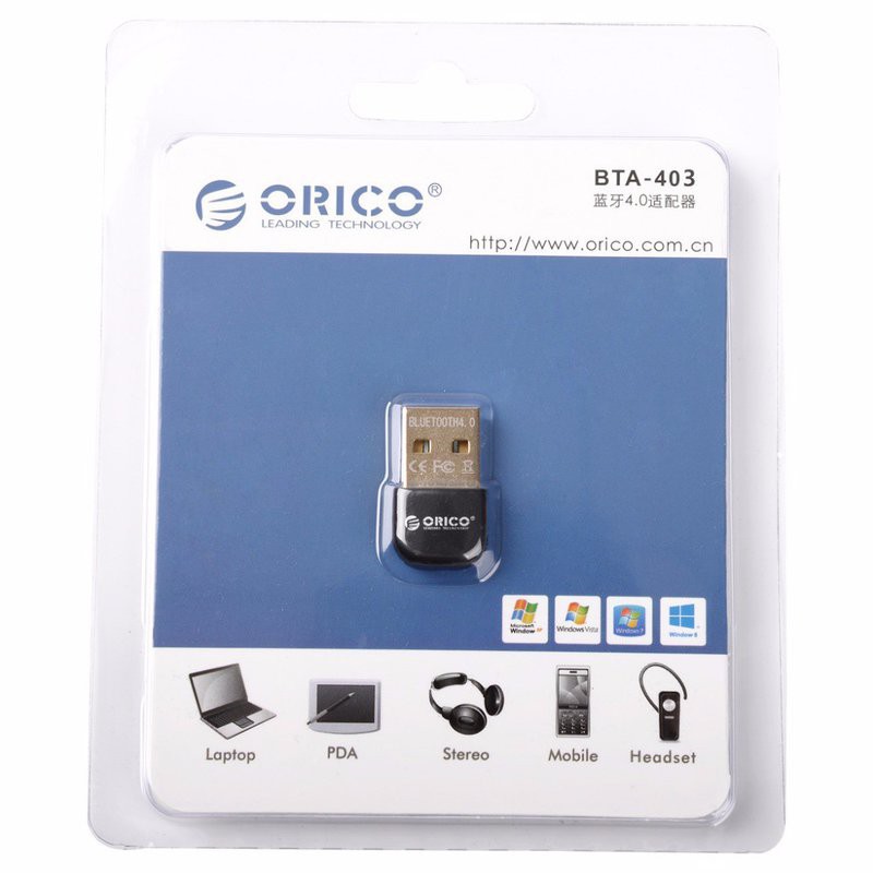 USB Bluetooth 4.0 cho máy tính Orico BTA-403(Đen)