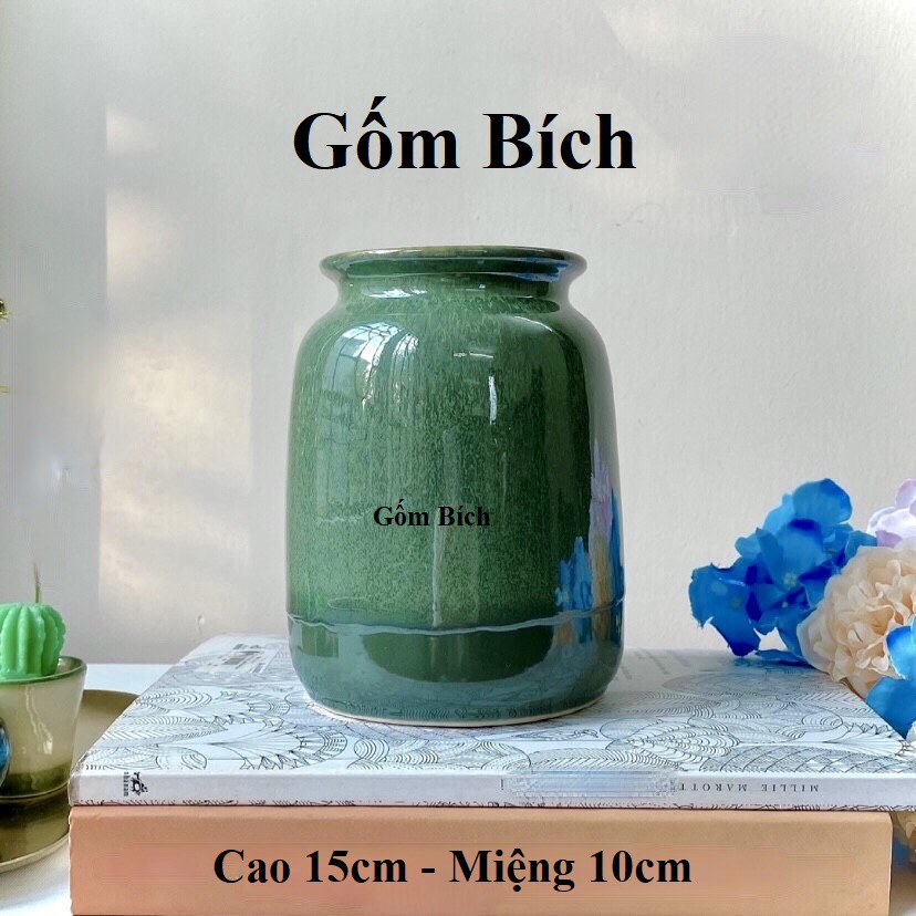 Bình Hoa Lọ Hoa Sứ Nhiều Mẫu Dáng Nhỏ Xinh Men Thiên Thanh Gốm Sứ Bát Tràng - Gốm Bích