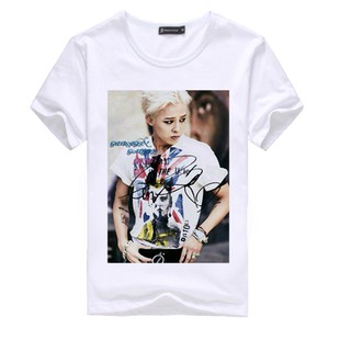 Áo thun in hình nhóm nhạc Bigbang cổ tròn tay ngắn cực đẹp dành cho fan hâm mộ
