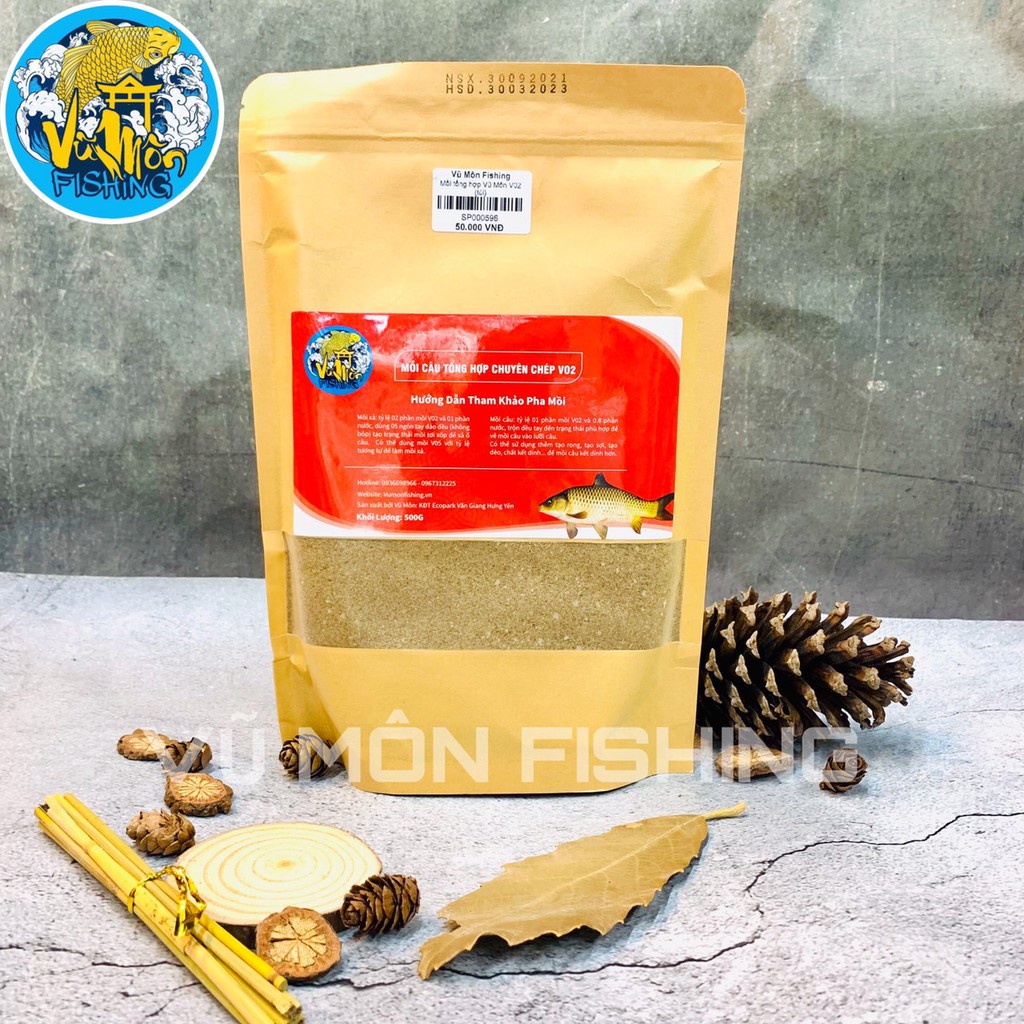 ▪❀Mồi Câu Cá Tổng Hợp Chuyên Chép V02 | Thính Dụ Trắm Siêu Nhạy- Vũ Môn Fishing