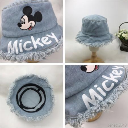 Mũ tai bèo in hình chuột Mickey phong cách Hàn Quốc đáng yêu dành cho cả bé trai và bé gái