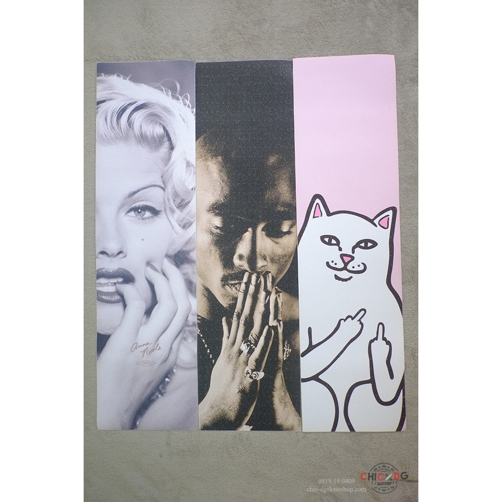 Grip tape Skateboard chính hãng Grizzly/MOB - Miếng nhám ván trượt Skateboard