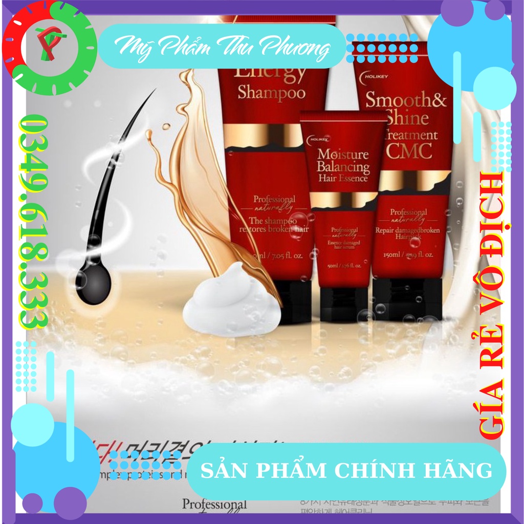 Dầu gội đầu - Dầu xả chăm sóc tóc chuyên nghiệp tại nhà - HOLIKEY ENERGY SHAMPOO - Mỹ Phẩm Hàn Quốc