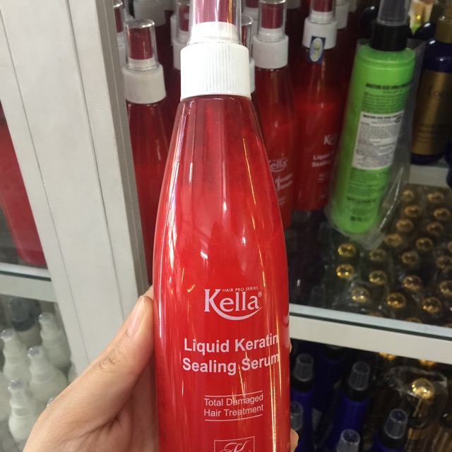 Xịt dưỡng tóc Keratin phục hồi tóc hư tổn Kella Liquid Keratin Sealing Serum 250ML | BigBuy360 - bigbuy360.vn