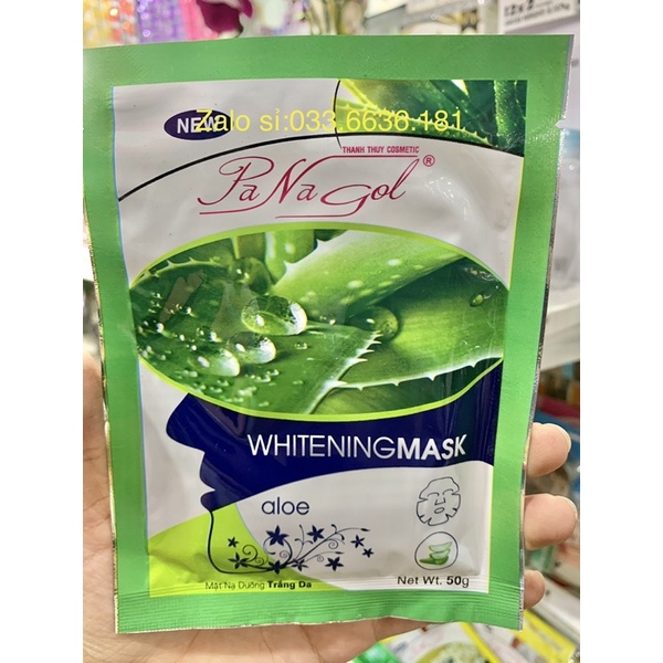 Mặt nạ Panagol nha đam dương trắng da