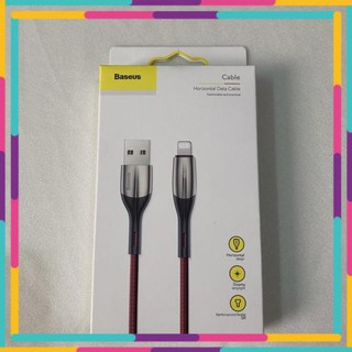 [GIÁ GỐC] Cáp sạc IPHONE - Baseus Horizontal Data ( 2.4A, Indicator Lamp, Fast Charing)