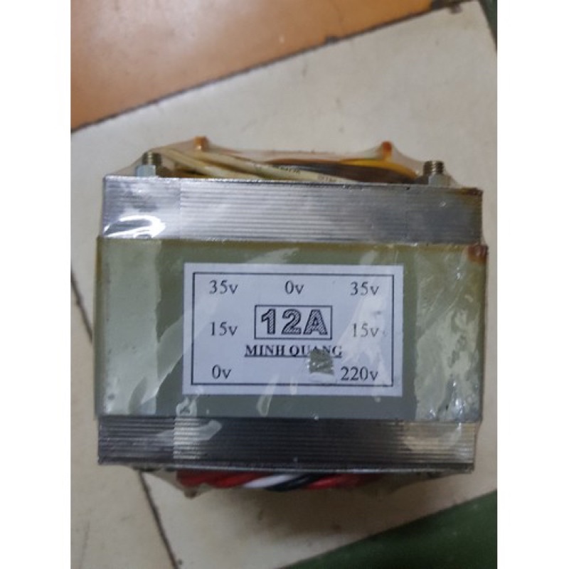 Biến Áp nguồn 12A 35V đối xứng MQ