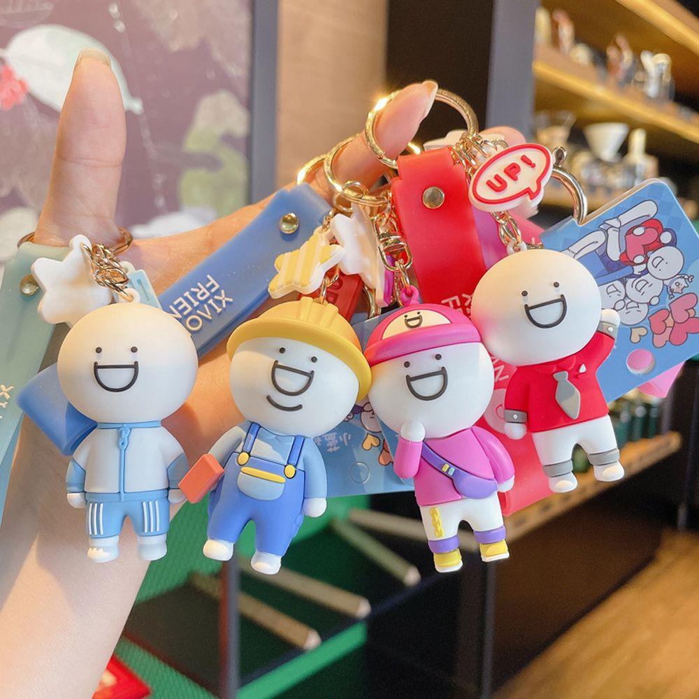 Móc Chìa Khóa In Hình Xiaolan and his friends Dễ Thương