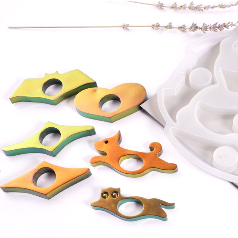 Khuôn Silicone Làm Giá Đỡ Sách Bằng Epoxy Resin