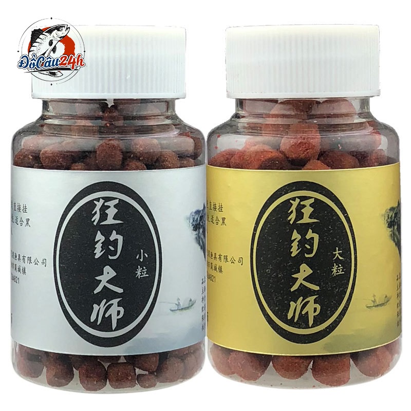 Mồi Câu Cá Trắm, Chép, Diếc, Rô Phi Dạng Viên Siêu Nhạy