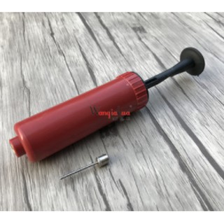 Tay đẩy bóng rổ nhỏ máy bơm bóng đá máy bơm bóng chuyền cầm tay ống bơm hơi đồ chơi máy bơm hút kim