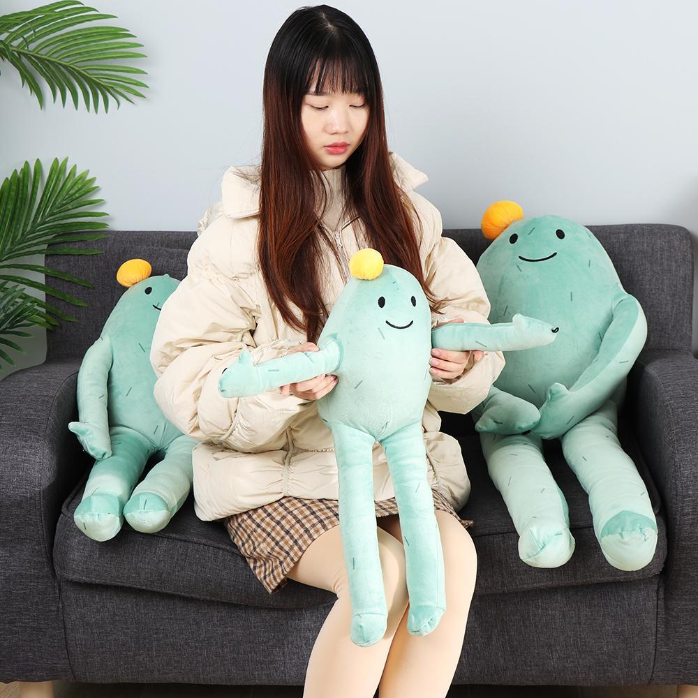 Búp Bê Nhồi Bông Hình Cây Xương Rồng Dễ Thương