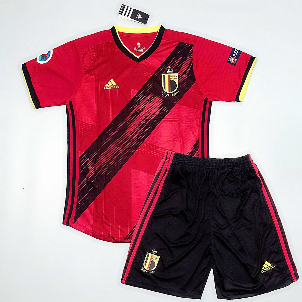 ÁO BÓNG ĐÁ/QUẦN ÁO BÓNG ĐÁ ĐỘI TUYỂN BỈ-VẢI GAI THÁI CAO CẤP