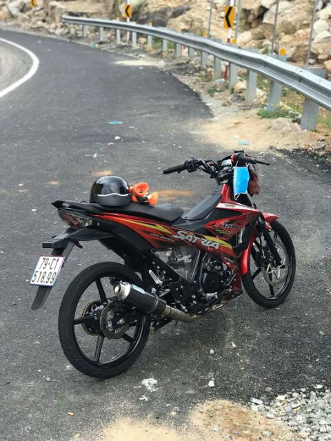 Tem rời Satria fi xe đỏ 2020