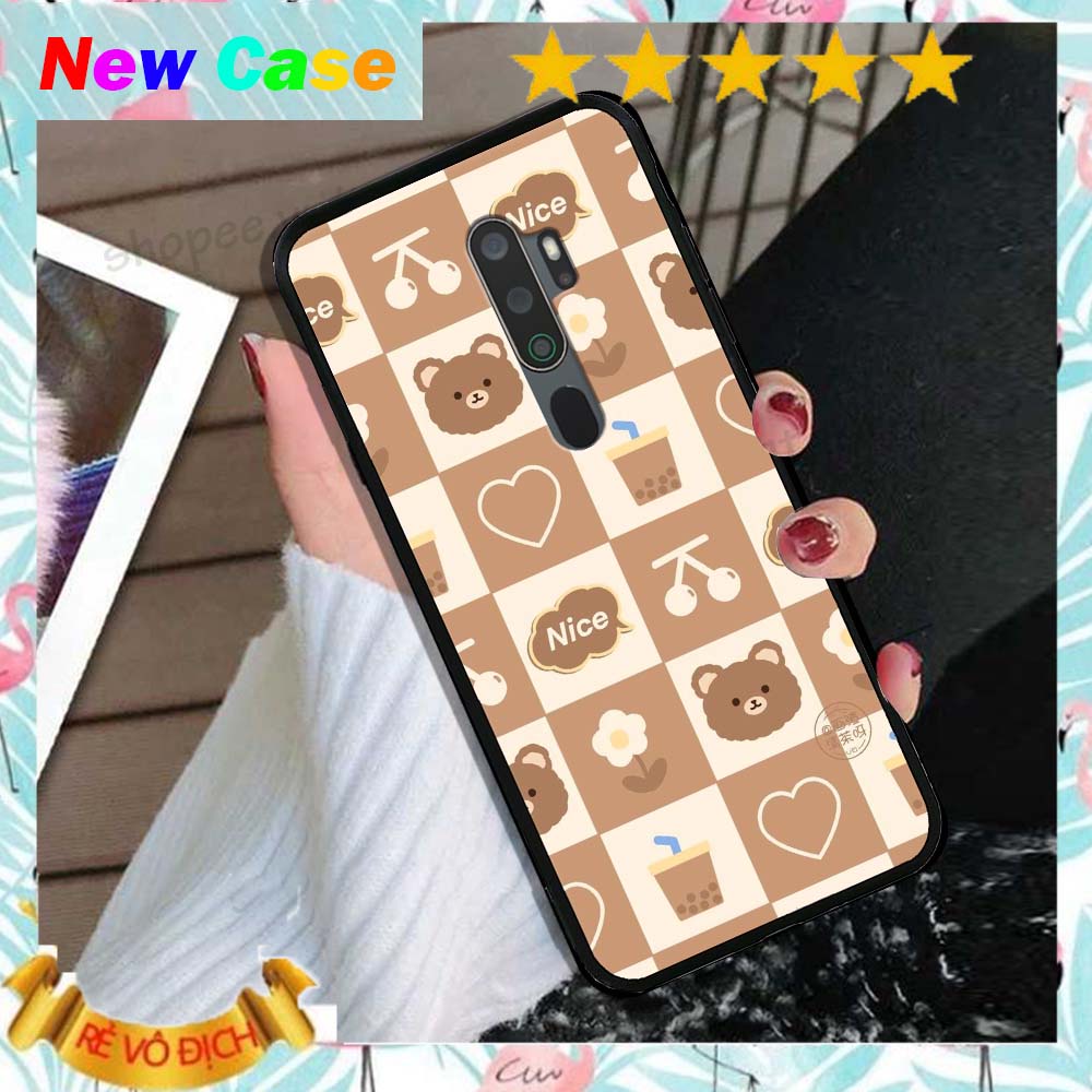 Ốp lưng Oppo A5 2020 / A9 2020 in hình caro good love cao cấp