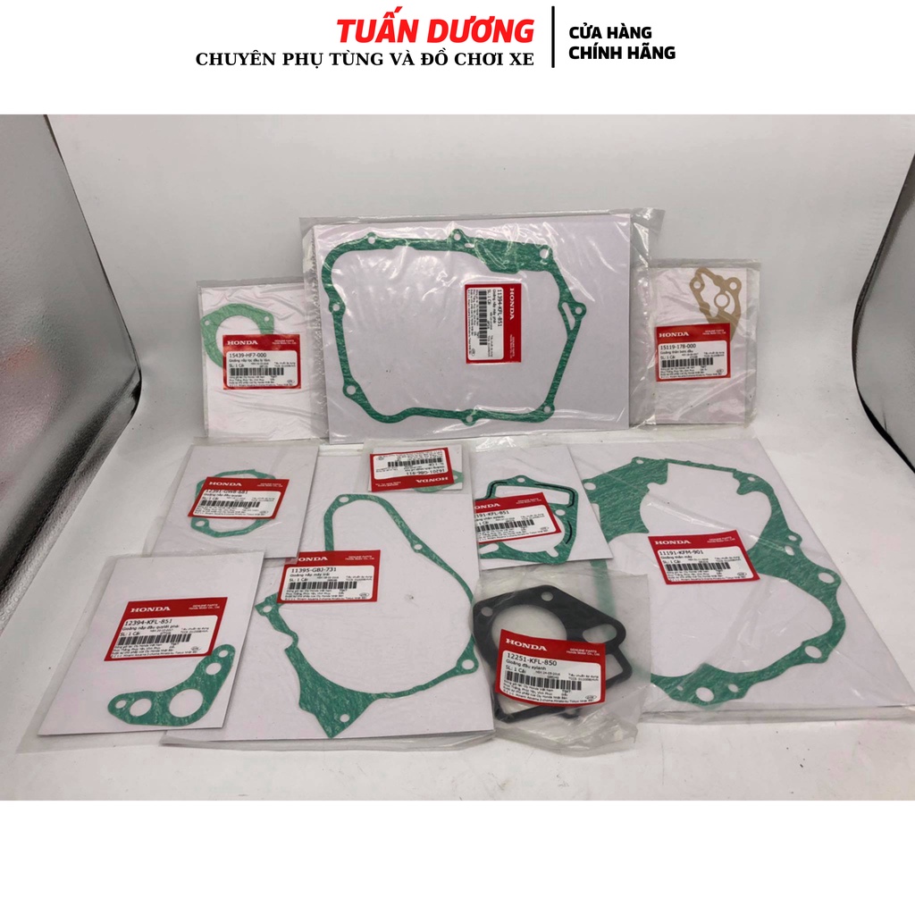 Bộ Gioăng Máy Dream Wave Các Đời - Trọn Bộ Zoăng Máy Hàng Xịn Dùng Thay Thế Doăng Xe Dream Wave