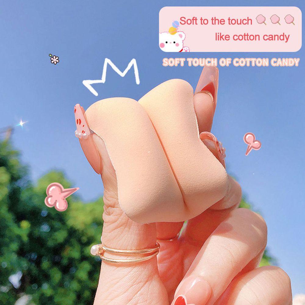 Mút Trang Điểm Cotton Hình Tam Giác / Tròn / Trái Tim Đa Ứng Dụng Cho Nữ