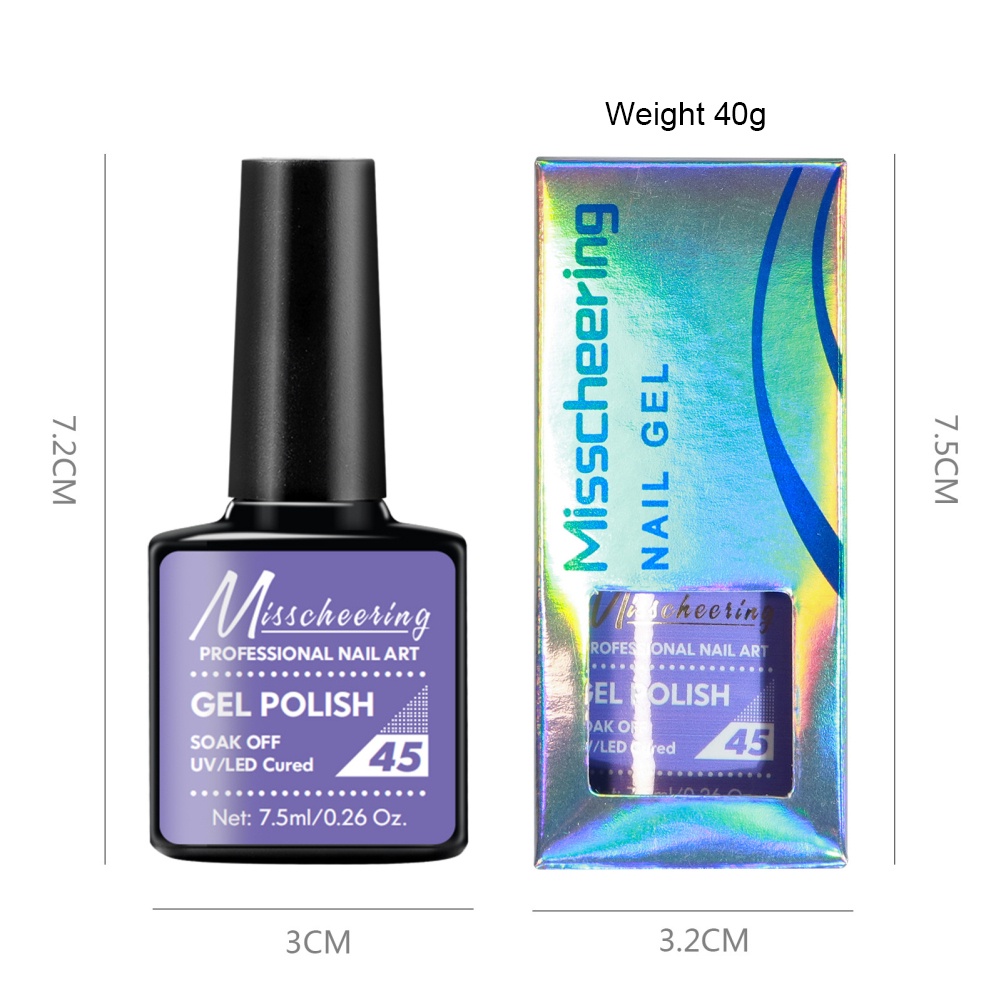 Gel Sơn Móng Tay Màu Hồng UV Long Lanh Ngâm Gel Uv Sơn Móng Tay Misscheering Keo Làm Móng Tay Keo Sơn Móng Tay Keo Sơn Móng Tay Kim Sa Quang Trị Liệu 7Ml Techer