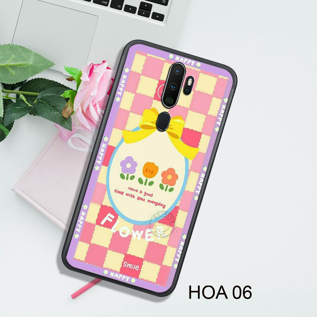 Ốp Lưng  OPPO A5 2020 - A9 2020 - F5 - F7 - F11 - F11 PRO , In Hình HOA, Màu Sắc Bắt Mắt.