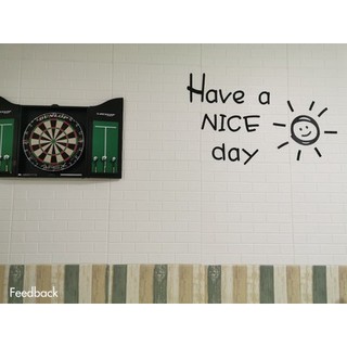 Chữ 3d dán tường " Have a nice day" [Feedback ở cuối]