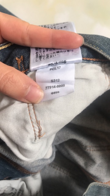 Quần jean levis 511 size 29