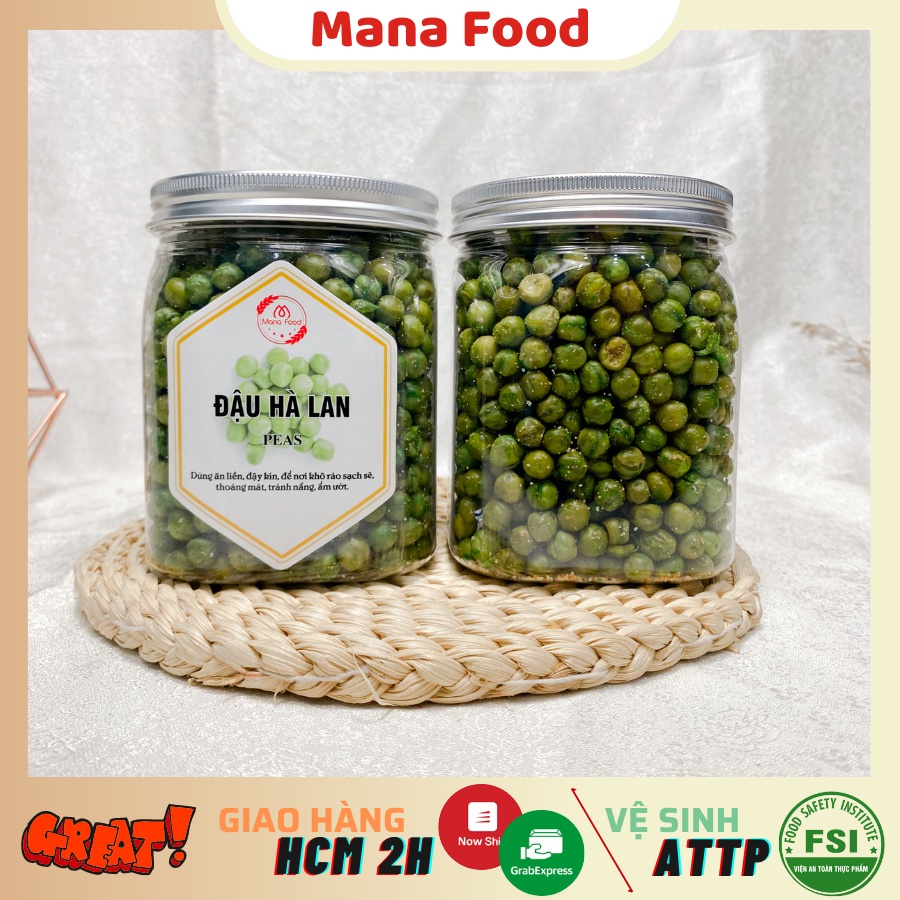 Đậu Hà Lan Rang Muối Mana Food 300G - 500G