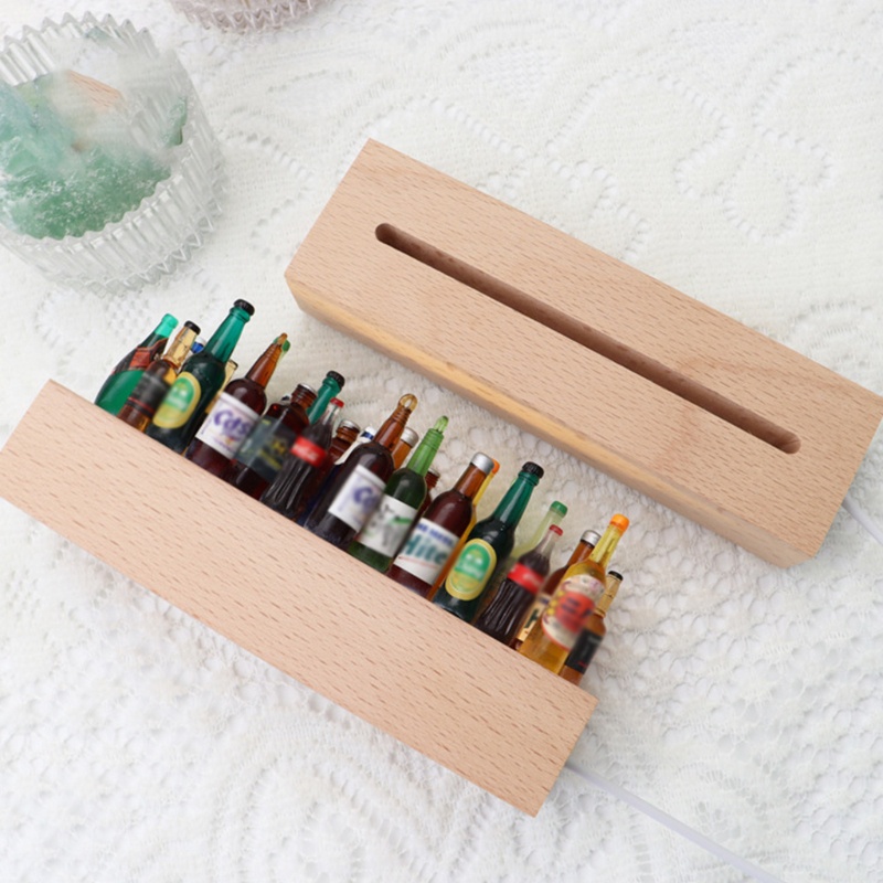 Đèn ngủ hình chai rượu màu trắng dùng trang trí xe hơi DIY