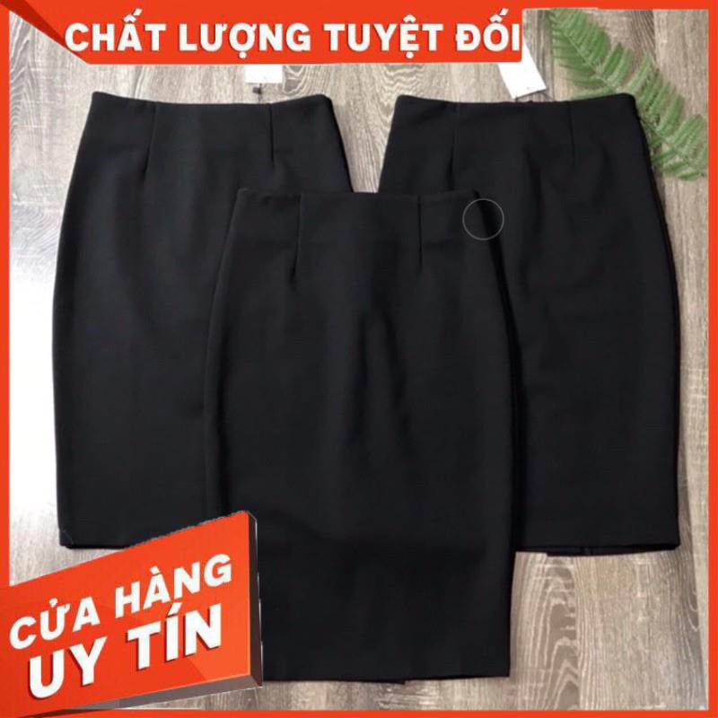 CHÂN VÁY CÔNG SỞ THUN ÔM ĐEN | BigBuy360 - bigbuy360.vn