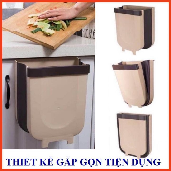 Thùng Rác Treo Tủ Bếp, Thùng Rác Gấp Gọn Thông Minh 2 Size Tiện Lợi (Hàng Chất Lượng Cao)