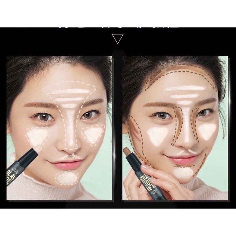 Thanh Tạo Khối - Bắt Sáng 2 Đầu Dạng Thỏi Lameila Geometry Face 109 Stick 3g - Hàng nội địa Trung