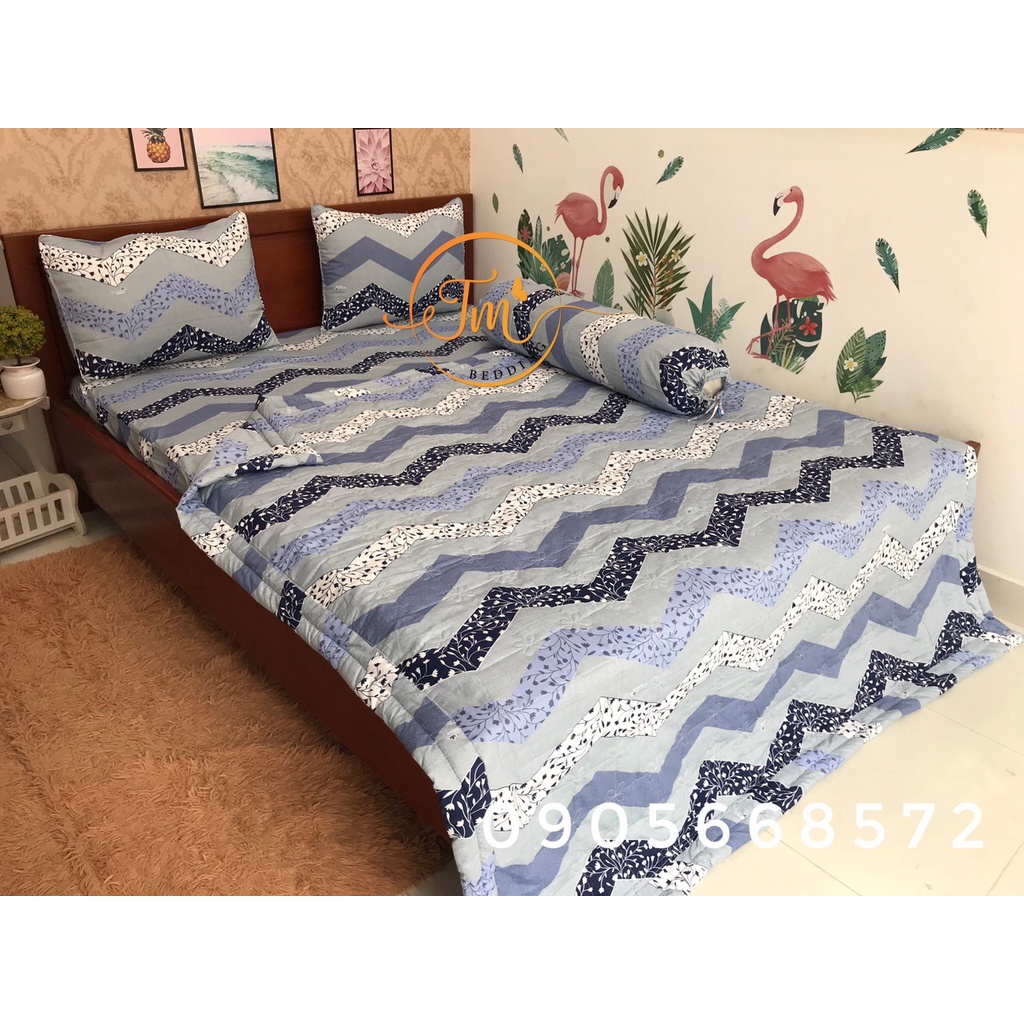 Chăn ga gối thắng lợi có mền chần gòn 5 món | BigBuy360 - bigbuy360.vn