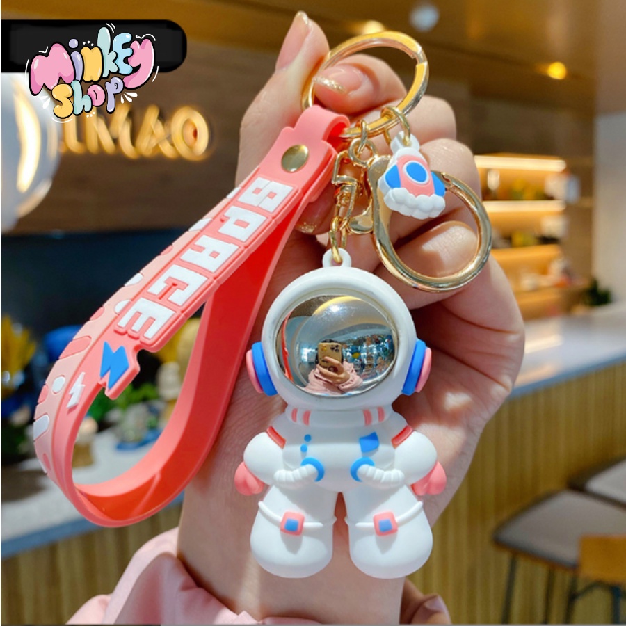 ​​Móc Khóa phi hành gia Đẹp Cute dễ thương phụ kiện Túi Xách-Minkey