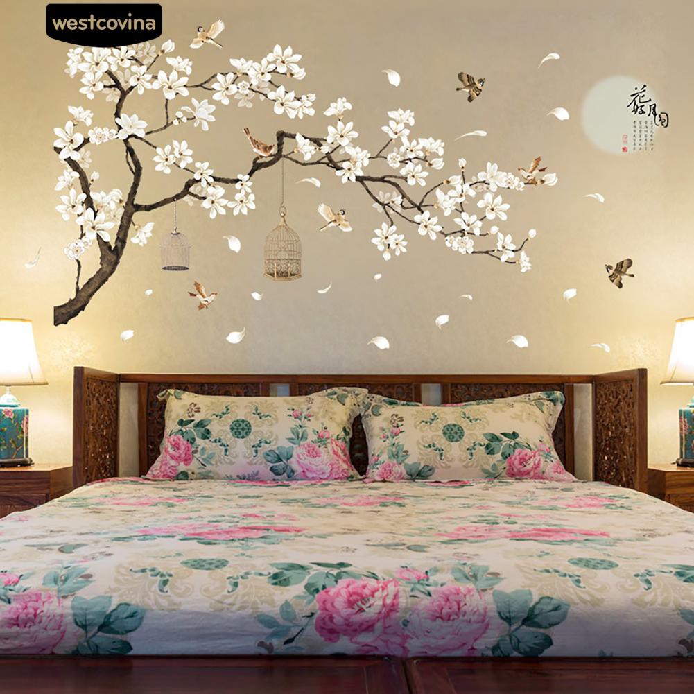 Sticker dán tường hình những bông hoa đẹp mắt