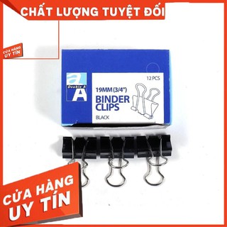 Hộp Kẹp Bướm Double A 19Mm (12 Chiếc/Hộp)