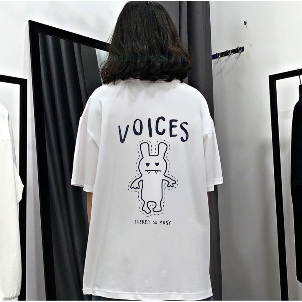 Áo thun tay lỡ  VOICES  phông Unisex nam nữ tee oversize form rộng pull Ulzzang Streetwear Hàn Quốc vải mềm