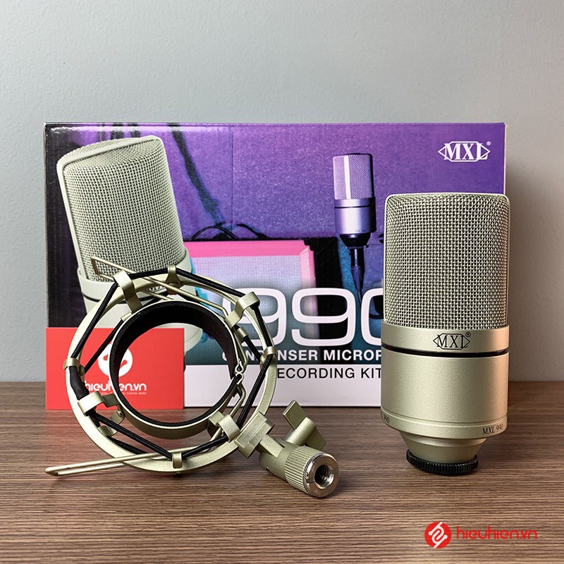 Mic Thu Âm MXL990 Hàng Cao Cấp . Chuyên Dùng Thu Âm Livestream , Hát Livestream , Thu Giọng Đọc , Độ Bền Cực Cao