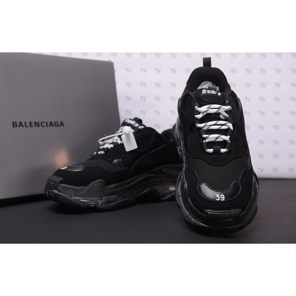 GIẦY THỂ THAO SNEAKER NAM NỮ BALENCIAGA TRIP S MÀU FULL ĐEN