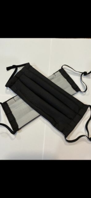 KHẨU TRANG VẢI LINEN XẾP LY 3LỚP | BigBuy360 - bigbuy360.vn