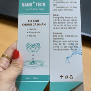 Xít sát khuẩn nhanh Nano 50ml