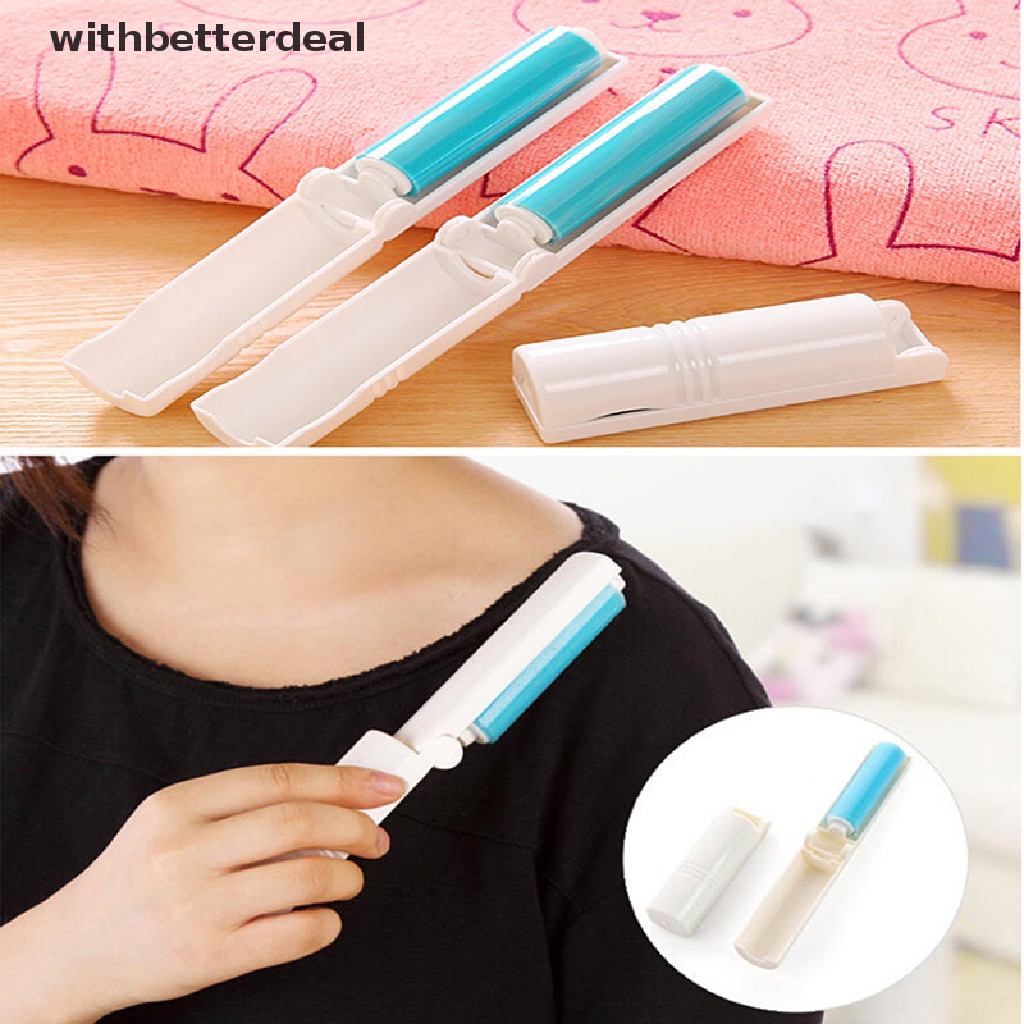 Withbetter Hot Wash Lint Dust Hair Remover Vải Roller Brush Cleaner Gấp.