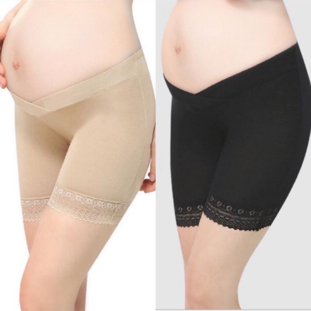 quần mặc trong váy cạp chéo