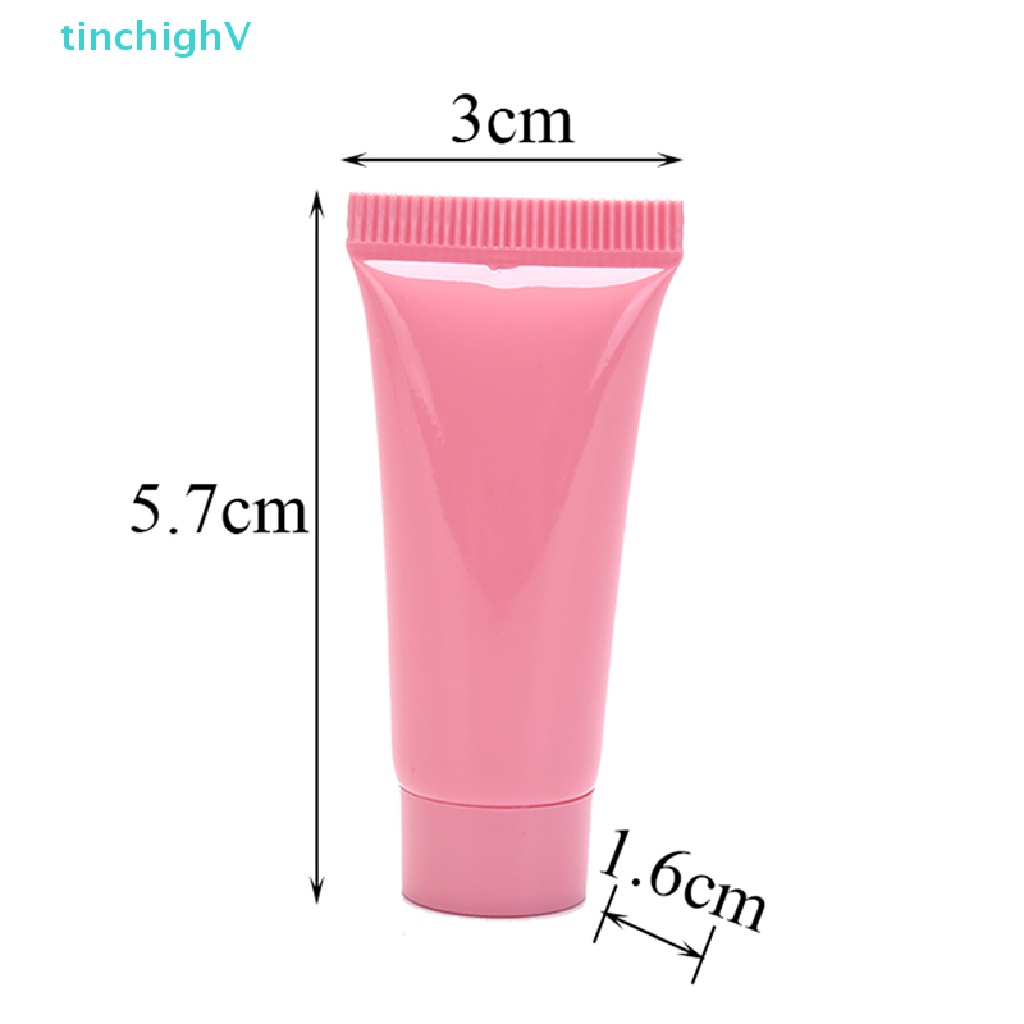 Set 5 Ống Nhựa Rỗng Mềm 5ml Đựng Mỹ Phẩm Tiện Dụng