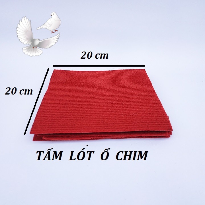 COMBO 20 THẢM CHO CHIM BỒ CÂU-THẢM LÓT Ổ ĐẺ-PHỤ KIỆN CHO BỒ CÂU GIÁ RẺ