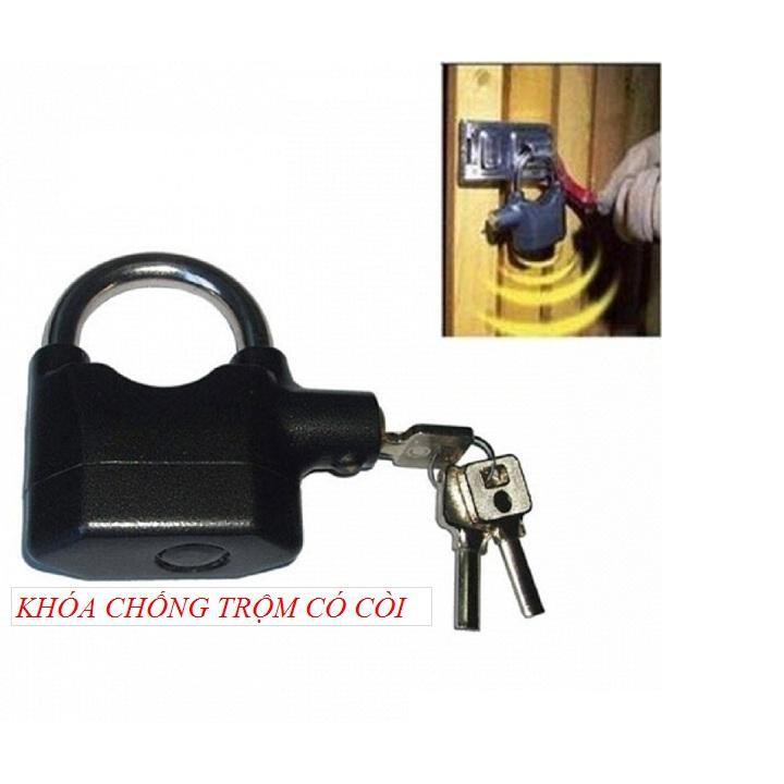 Khóa Chống Trộm Xe Máy Thông Minh Có Còi Báo Động, Ổ Khóa Chống Trộm Thế Hệ Mới Alarm Lock Nhỏ Gọn Tặng Kèm Pin Thay Thế