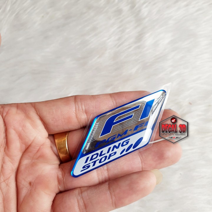 Tem Fi dán đầu trước xe máy hàng zin cao cấp siêu nét bám dính cực tốt