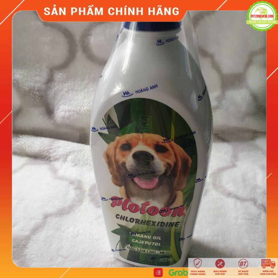 Sữa tắm cho chó mèo Fay 🔥 FREESHIP 🔥 Dầu tắm Plotoon Chlorhexidine - 300ml chống viêm da - nấm da - ngứa - nhiễm trùng