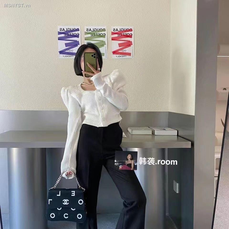 Áo khoác cardigan dệt kim tay phồng phong cách Hàn Quốc thời trang thu đông mới cho nữ 2021
 | BigBuy360 - bigbuy360.vn